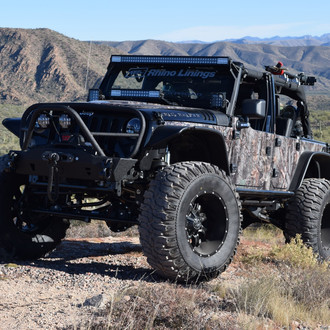 Jeep Wrangler JK With Forrest Camouflage - Photo by Brian Edstrom