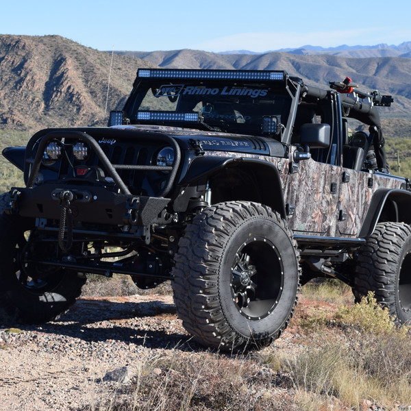 Jeep Wrangler JK With Forrest Camouflage - Photo by Brian Edstrom