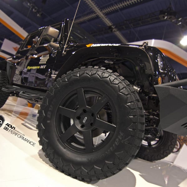 Black Lifted Jeep Wrangler on Hankook Tires - Photo by ADV.1