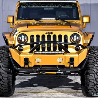 Heavily Modified Orange Jeep Wrangler Grabs Your Attention