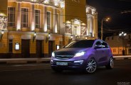 Custom Kia Sportage Featuring Matte Purple Paint