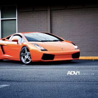 Orange Lamborghini Gallardo with Crystal Clear Headlights - Photo by ADV.1