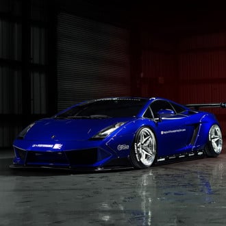 Slammed Lamborghini Gallardo On Rotiforms - Photo by Rotiform