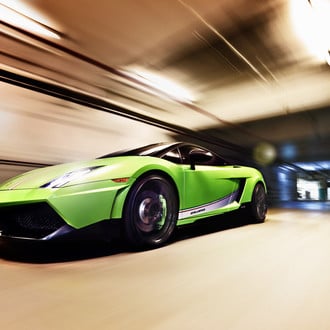 Bicolore Lamborghini Gallardo on Custom ADV1 Wheels - Photo by ADV.1