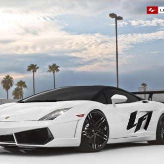 Liberty Walk Lamborghini Gallardo On Rotifrom 3 Piece Wheels — CARiD ...