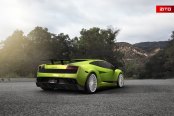 Got Lime- Amazing Lamborghini Gallardo with Rear Wing Spoiler