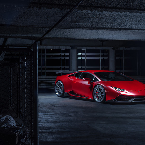 Silent Hurricane - Ruby Red Lamborghini Huracan - Photo by ADV.1