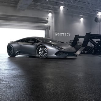 Stylish and Sinister Gray Lamborghini Huracan Modified to Impress
