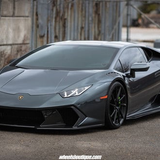 Sophisticated Approach to Gray Lamborghini Huracan Tuning