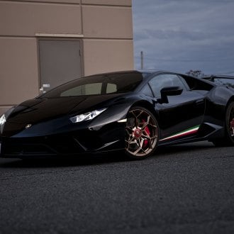 Red Devil: Lamborghini Huracan on Matte Black Brixton Wheels — CARiD ...