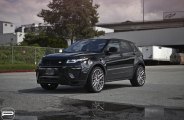 Stylish Exterior Accessories on Black Range Rover Evoque