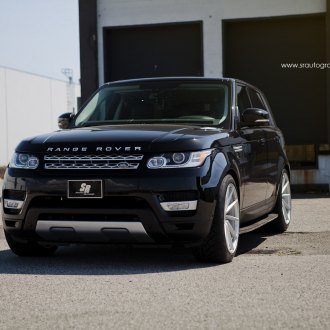 Black on Black: Matte Land Rover Range Rover Sport with Custom Rims ...