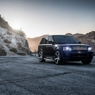 Black on Black: Matte Land Rover Range Rover Sport with Custom Rims ...