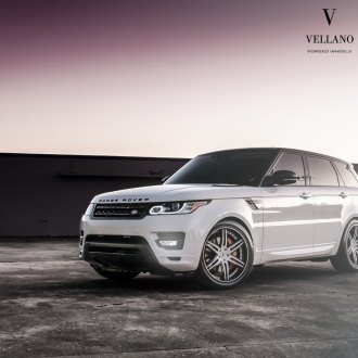 When Style Meets Status: White Range Rover Sport on Vellano Forged Rims ...