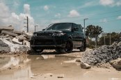 Red Elements Highlight Stylish Exterior of Blacked Out Range Rover Sport