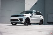 White Range Rover Sport with Stylish Blcked Out Accents