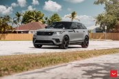 Eye-Catching Exterior Goodies on Gray Range Rover Velar