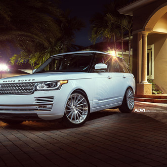 Beautiful White Range Rover on Premium Forged Rims by ADV.1 - Photo by ADV.1