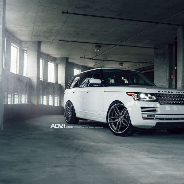 Aftermarket Bumper Guard on White Range Rover - Photo by ADV.1