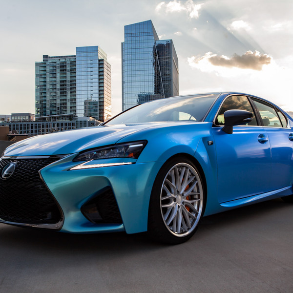 Chameleon Blue Wrapped Lexus GS-F by Vossen x Work - Photo by Vossen