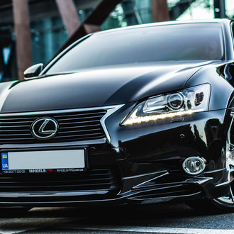 Classy Black Lexus GS - Photo by Rohana Wheels