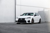White Lexus GS Wearing Blacked Out Bumper for Aggressive Look