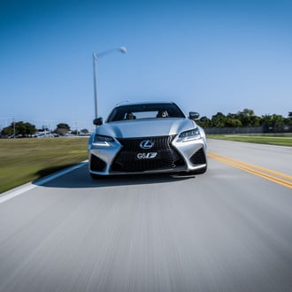Silver Lexus GS-F With Vossen X Work Custom Wheels - Photo by Vossen