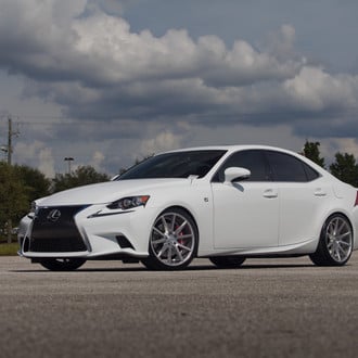 Lowered Lexus IS200 F-Sport on Vossen VPS301 Wheels - Photo by Vossen