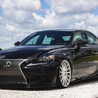 A Few Exterior Upgrades for Black Lexus IS