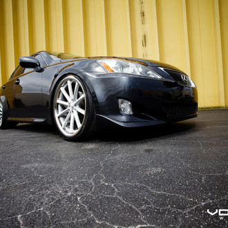 Moderate Custom Tweaks on Black Lexus IS