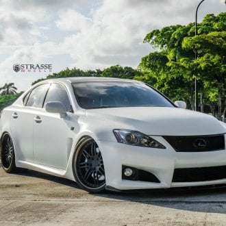 Magnetic White Lexus IS Gets Chrome Mesh Grille — CARiD.com Gallery