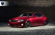 Stylish Transformation of Red Lexus IS