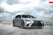 Silver Bullet: Customized Lexus LS Shows Off Chrome Mesh Grille