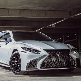 Mighty Black Lexus LS Rolling on ADV1 Forged Rims — CARiD.com Gallery