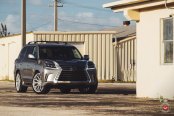 Vossen Forged Wheels Add a Touch of Style to Gray Lexus LX