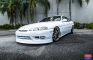 Snow White Lexus SC Looks Amazing on Vossen VWS Wheels