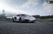 Elegant Gray McLaren 12C Receies Carbon Fiber Front Bumper and More