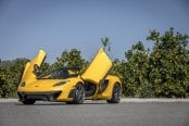 Custom Yellow McLaren 12C Bragging Contrasting Black Accents