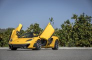 Custom Yellow McLaren 12C Bragging Contrasting Black Accents