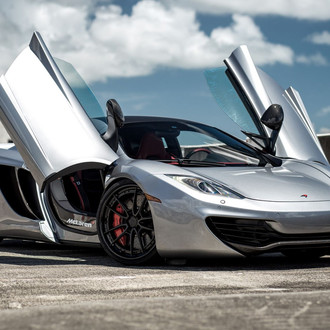 Baby Customized McLaren 12C: Silver Marvel