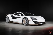 White McLaren 570S Enhanced with Carbon Fiber Elements