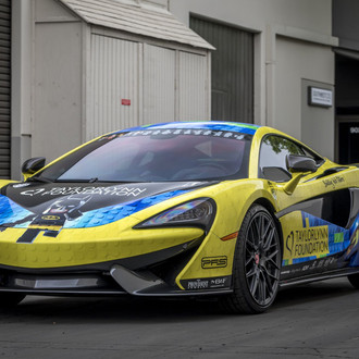 Custom Painted McLaren 12C with Dark Smoke LED Headlights - Photo by Vorstiner