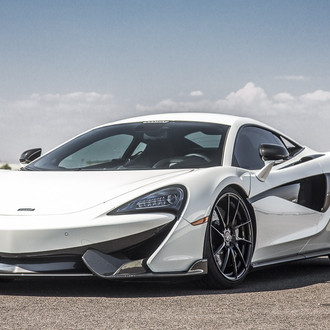 Car Enthusiast's Dream Car: Customized White McLaren 570S