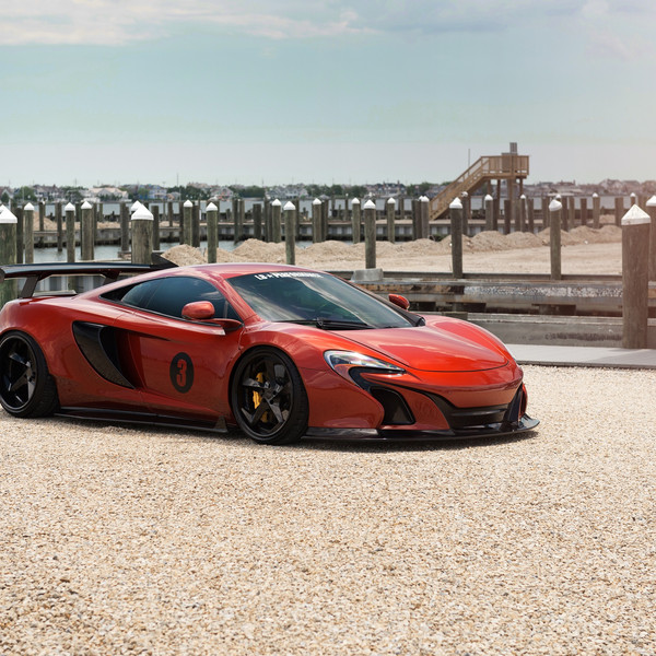 Red Mclaren 650S with Custom Body Kit - Photo by Niche