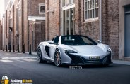 Bad Boy on the Streets: Bespoke White Convertible Mclaren 650S