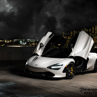 White McLaren 720S Appears Gorgeous with Vertical Doors