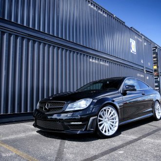 Stanced Mercedes C Class with A Few Aftermarket Parts — CARiD.com Gallery