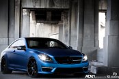 Gorgeous Satin Blue Mercedes CL63 AMG by ADV1