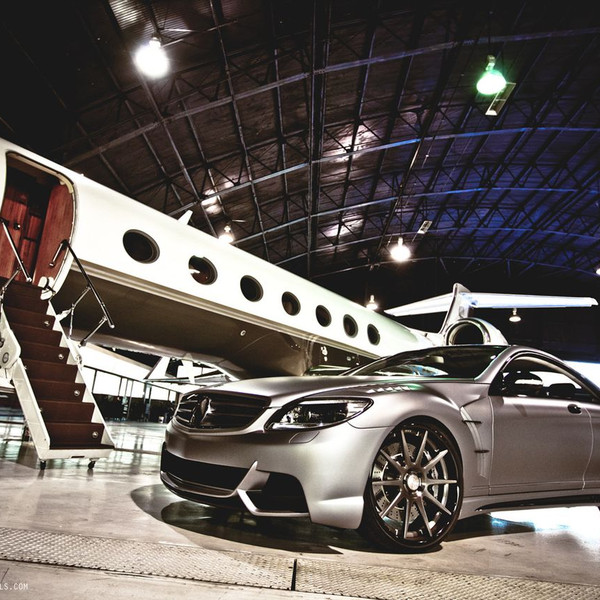 Fully Custom Mercedes CL-Class on Luxury Wheels - Photo by ADV.1