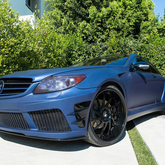 Modern Approach to Auto Tuning: Custom Matte Blue Mercedes CL Class